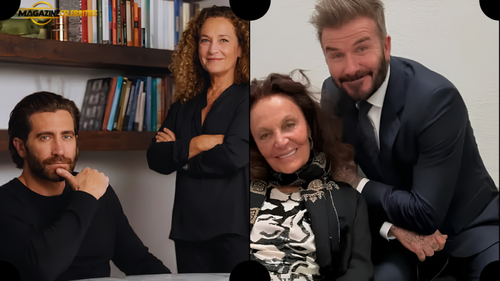 Diane von Furstenberg and Jake Gyllenhaal